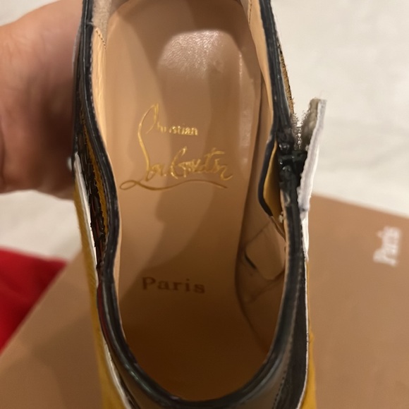 Christian Louboutin Pierced Ankle Bootie 37 / 7 - Picture 7 of 10